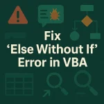 featured image - else without if error vba