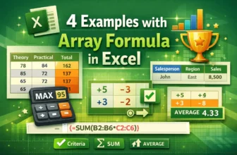 featured image - excel array formula examples