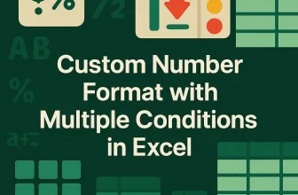 featured image - excel custom number format multiple conditions