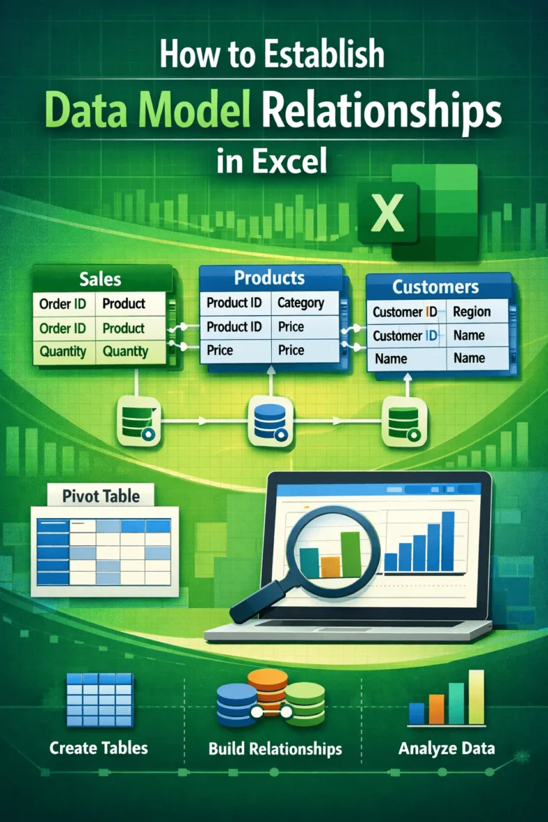 featured image - excel data model relationships