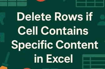 featured image - excel delete row if cell contains