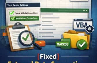 featured image - excel external data connections have been disabled