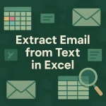featured image - excel extract email from text​