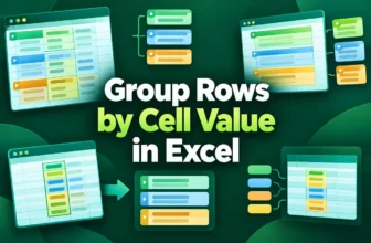 featured image - excel group rows by cell value
