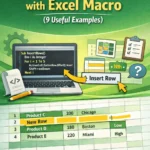 featured image - excel macro to insert rows