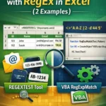 featured image- excel regex match