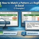 featured image- excel regex match
