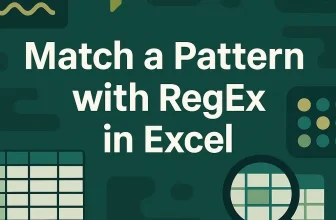 featured image- excel regex match