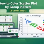 featured image - excel scatter plot color by group