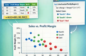 featured image - excel scatter plot color by group