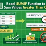 featured image - excel sumif greater than 0