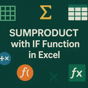 featured image - excel sumproduct if