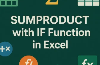 featured image - excel sumproduct if