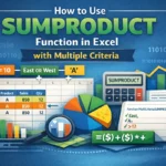 featured image - excel sumproduct with multiple criteria