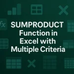 featured image - excel sumproduct with multiple criteria