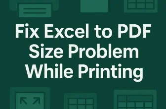 featured image - excel to pdf size problem