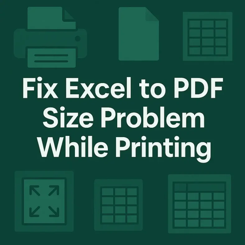 featured image - excel to pdf size problem