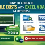 featured image - excel vba check if file exists