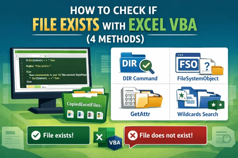 featured image - excel vba check if file exists