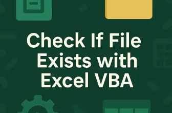 featured image - excel vba check if file exists