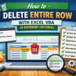 featured image - excel vba delete entire row