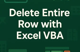 featured image - excel vba delete entire row