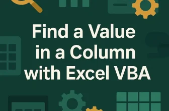 featured image - excel vba find value in column