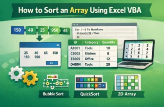 featured image - excel vba sort array