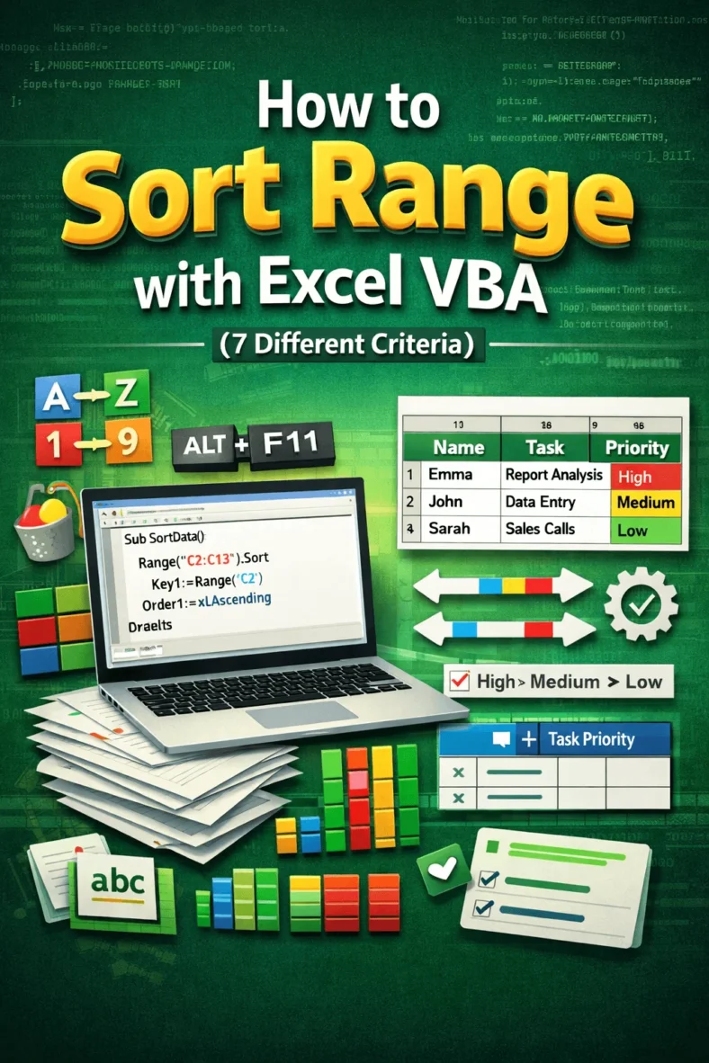 featured image - excel vba sort range