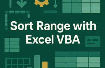 featured image - excel vba sort range