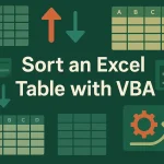 featured image - excel vba sort table