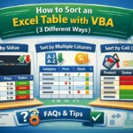 featured image - excel vba sort table