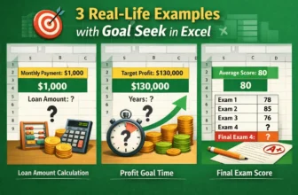 featured image - goal seek in excel example