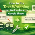 featured image - google sheets text wrapping not working