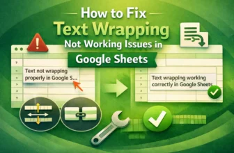featured image - google sheets text wrapping not working