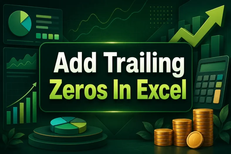 featured image - how to add trailing zeros in excel