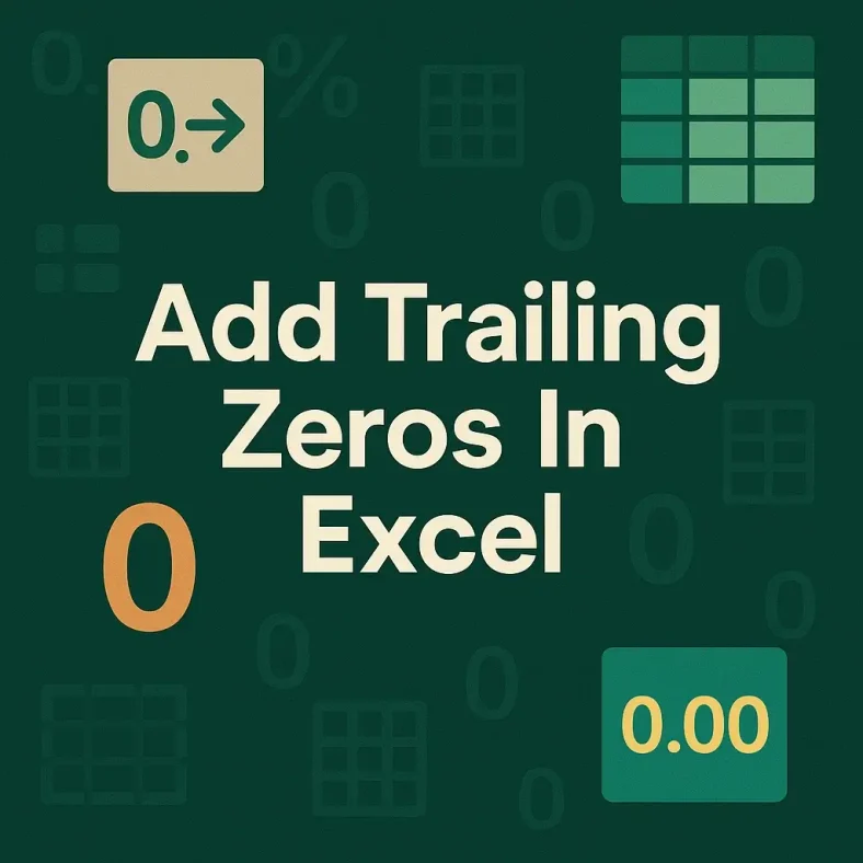 featured image - how to add trailing zeros in excel