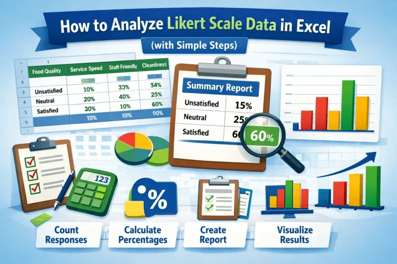 featured image - how to analyze likert scale data in excel
