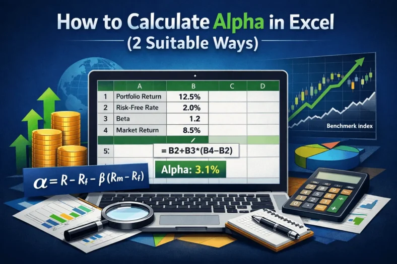 featured image - how to calculate alpha in excel