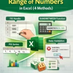 featured image - how to create a range of numbers in excel