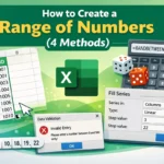 featured image - how to create a range of numbers in excel