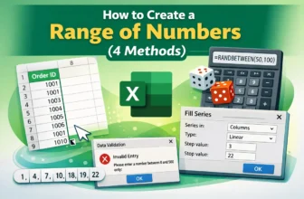 featured image - how to create a range of numbers in excel