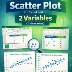 featured image - how to create a scatter plot in excel with 2 variables
