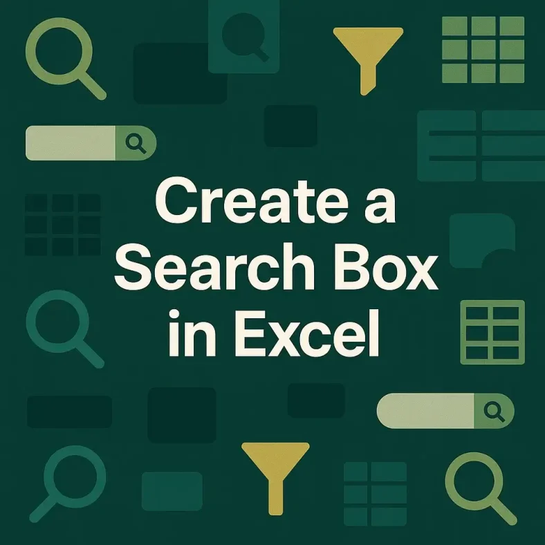 featured image - how to create a search box in excel