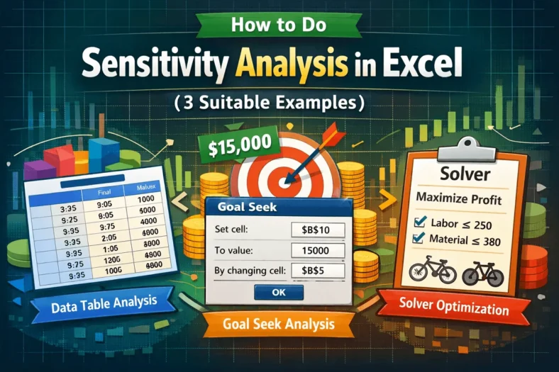 featured image- how to do sensitivity analysis in excel