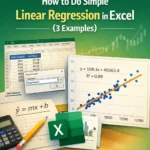 featured image - how to do simple linear regression in excel