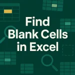 featured image - how to find blank cells in excel
