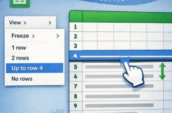 featured image - how to freeze multiple rows in google sheets