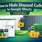 featured image - how to hide unused cells in google sheets