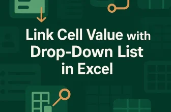 featured image - how to link a cell value with an excel drop down list